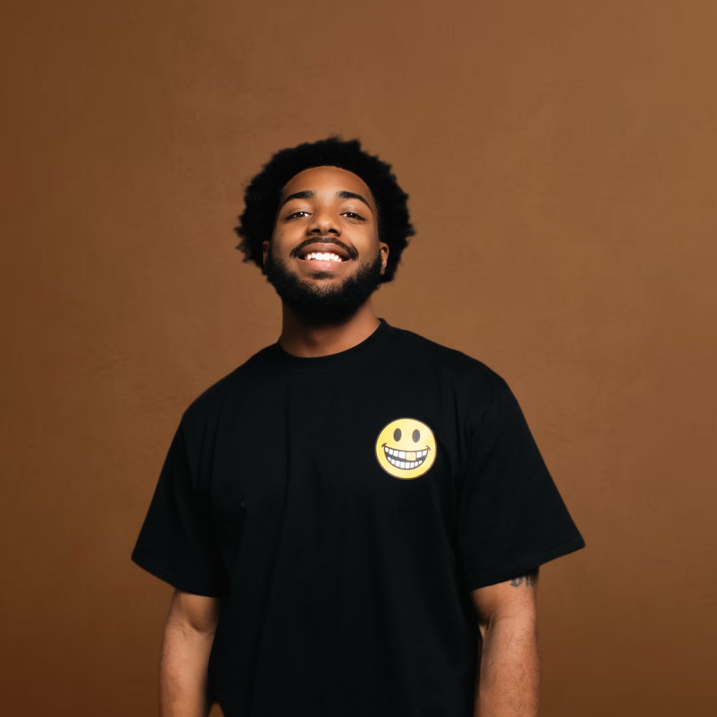 "Grind Smiling" - Black/Gold